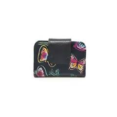 MACOLY - Billetera mini 048 cuero tala miel