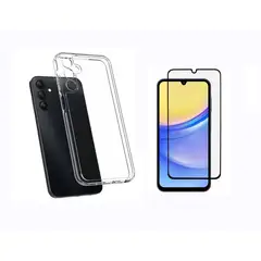 GENERICO - Funda Rígida Antichoque + Vidrio Templado Samsung Galaxy A15