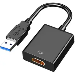 GENERICO - Adaptador Usb 3.0 A Hdmi Para Monitor Convertidor De Pantalla 1080P