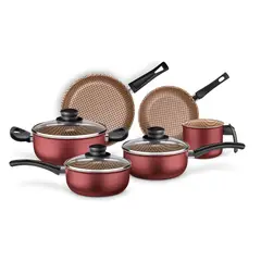 MTA - BATERIA DE COCINA FLORA 6 PIEZAS MARCA CEREZA