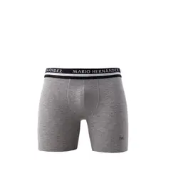 MARIO HERNANDEZ - Boxer Algodón Brief Gris Básicos