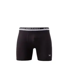 MARIO HERNANDEZ - Boxer Algodón Brief Negro Básicos