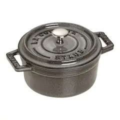 STAUB - Olla Mini Cocotte de Hierro Fundido Gris