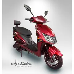 BIOBICI - Moto Eléctrica ORYX Biobicis 2025 Color ROJO1000W