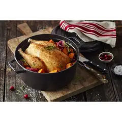 STAUB - Olla Redonda de Hierro Fundido Color Negro
