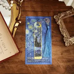 GENERICO - Separador De Libros Van Gogh Noche Estrellada