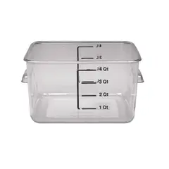 RUBBERMAID - Recipiente Cuadrado en Policarbonato 3.8 L