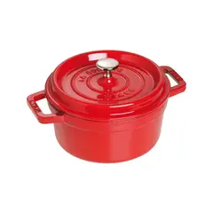 GENERICO - Olla Redonda de Hierro Fundido Color Cereza Staub