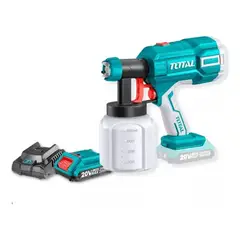 TOTAL - Pistola Pintar Inalambrica + 1 Bateria 20v + 1 Cargador 20v
