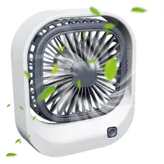 GENERICO - Ventilador Personal De Escritorio Compacto Con Batería Integrada