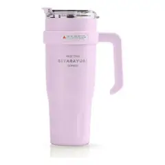 INNOVA - Termo Acero Inoxidable Premium Doble Boquilla Fríocalor Coffee Rosado