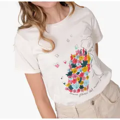 JULIANA SANCHEZ - Camiseta Silletero - Marfil