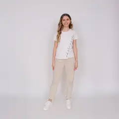 JULIANA SANCHEZ - Camiseta Made of love - Marfil