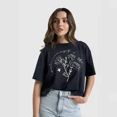 JULIANA SANCHEZ - Camiseta Believe - Azul