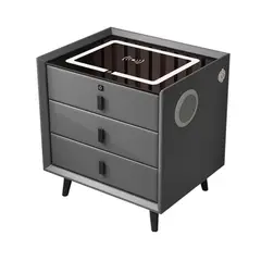 GENERICO - MESA DE NOCHE SMART GRIS OSCURO