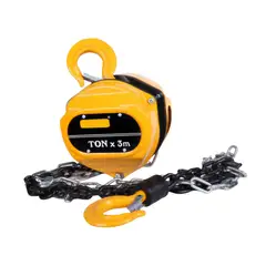UYUSTOOLS - Diferencial Polipasto De Cadena 2t Cadena 3 Metros