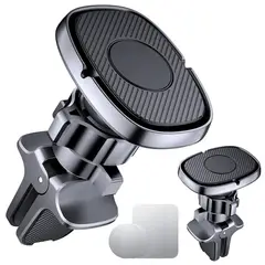 GENERICO - Soporte Iman Celular Carro Rejilla Magnético