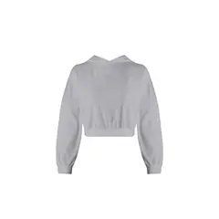 KOAJ - Buzo capota para mujer unicolor con elástico en bajo y Mujer