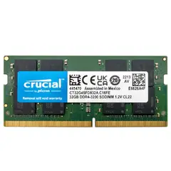 CRUCIAL - Memoria RAM 32GB DDR4 3200MHz PC DIMM