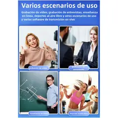 GENERICO - Micrófono Inalámbrico Dual Tipo C iPhone y Android Estuche Cargador