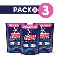 FAB - Detergente Ultra Líquido 3 unidades 1.8L