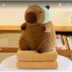 GENERICO - Peluche Capibara 40cm+Manta Polar