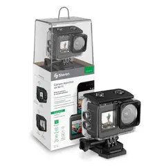 STEREN - Camara deportiva sumergible 4K Wi-Fi doble pantalla CAM-700