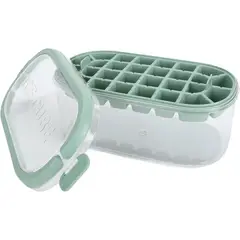 GENERICO - Set de Bandejas de Hielo Apilables con Tapa Hermética