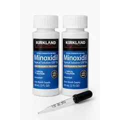 SIGNATURE - Minoxidil Topical Solution USP 5% X2 frascos Kirkland