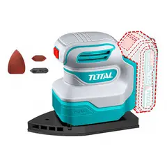 TOTAL - Lijadora Triangular Inalambrica 20v No incluye batcarg