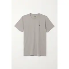 TENNIS - Camiseta básica manga corta gris para hombre