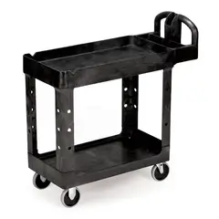 RUBBERMAID - Carro Utilitario Mango Ergonomico 226 kg Negro