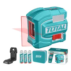 TOTAL - Kit de Nivel Laser 0-35m + Medidor de Distancias Laser 60mts