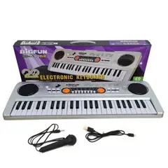GENERICO - Organeta Electrónica para Niños, 49 Teclas con Karaoke, Tonos y Ritmos