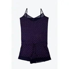 LILI PINK - Pijama tipo enterizo corto confeccionado en algodón