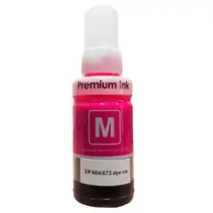 GENERICO - Tinta Genérica 664 Magenta para recarga de impresora L210 L355 L475 L555