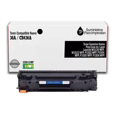 GENERICO - Toner Compatible CB436A Negro Impre Laserjet M1120P1505P1505nM1522n
