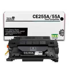 GENERICO - Toner Compatible CE255A Negro Impre LaserJet M525cM525 P3015P3016