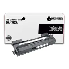GENERICO - Toner Compatible 33a Negro Para Impresora Laser jet Ultra M106w Mfp M134a 134fn