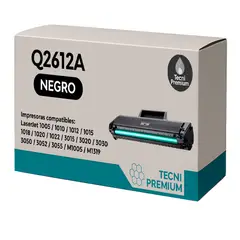 GENERICO - Toner Compatible Q2612A Negro Impre LaserJet 1005 1010 1012 1015