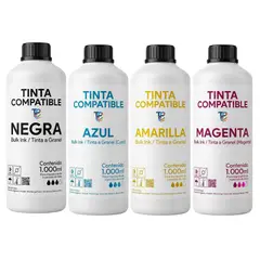 GENERICO - 4 Litros Tinta 664 Para Eps L355 L365 L395 L380 L375 L455 L495
