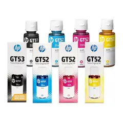 HP - Kit 4 Botellas Tinta Original Gt52 Gt53 Color Ink Tank 115 315 415
