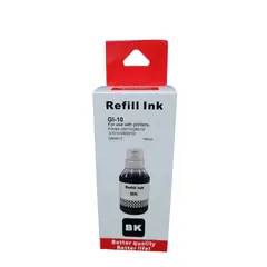 GENERICO - Botella Tinta Generica 10 Negra Canon Para Im G5010 G5011 G6010 G7010