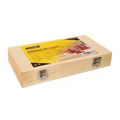 UYUSTOOLS - Juego 12 Fresas Ruteadoras Cuchillo Tupi 1/4"