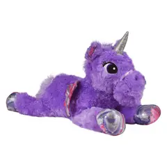 KISSES - Peluche Unicornio acostado 30 cm PK3039-30 Violeta