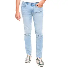 COLOR BLUE - Oakland/Skinny Fit Jeans Tono Claro