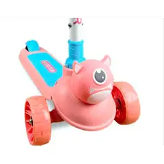 GENERICO - Patineta Scooter Para Niños Monopatín Dino Monster Luz Led
