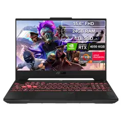 ASUS - Portátil TUF GAMING A15 Ryzen 7 7435HS 24GB 1TB RTX4050