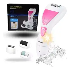 GEMEI GEEMY - Depiladora Eléctrica Femenina Multifuncional GEEMY 4 en 1