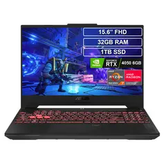 ASUS - Portátil TUF GAMING A15 Ryzen 7 7435HS 32GB 1TB RTX4050